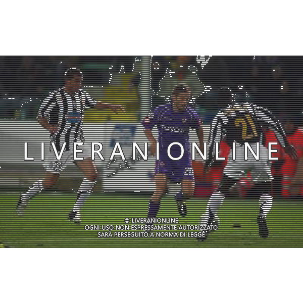 Firenze 01/12/2005 Fiorentina-Juventus Tim Cup 2005/2006 Nella foto: Jorgensen Martin contro Blasi Manuele e Thuram Lilian.* Ph Gianni Nucci/Agenzia Aldo Liverani