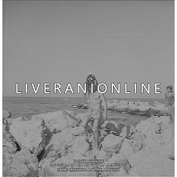 Neg- RETROSPETTIVA ALDO REGGIANI ATTORE NELLA FOTO AL MARE SULLA SPIAGGIA DI RICCIONE NELL\'ANNO 1969 AG ALDO LIVERANI SAS