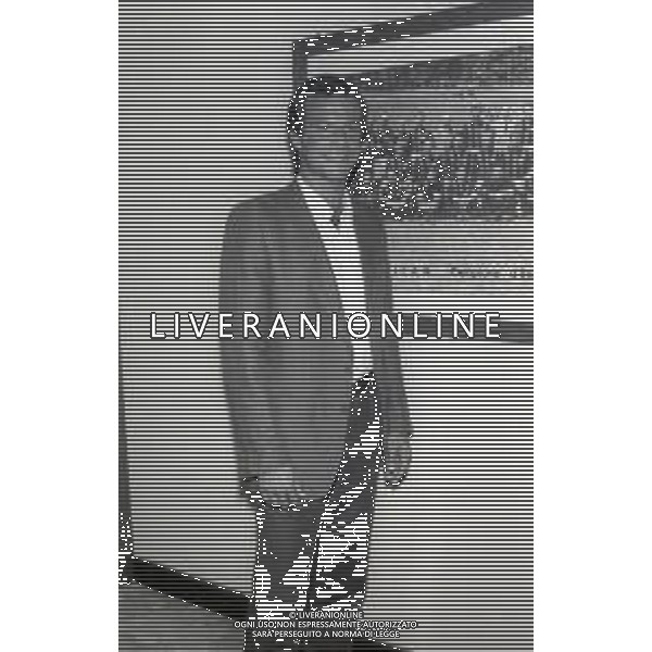 NEG-RETROSPETTIVA LUCIANO SPINOSI CALCIATORE NELLA FOTO LUCIANO SPINOSI NELLA SEDE DEL MILAN NELL\'ANNO 1983-1984 AG ALDO LIVERANI SAS  