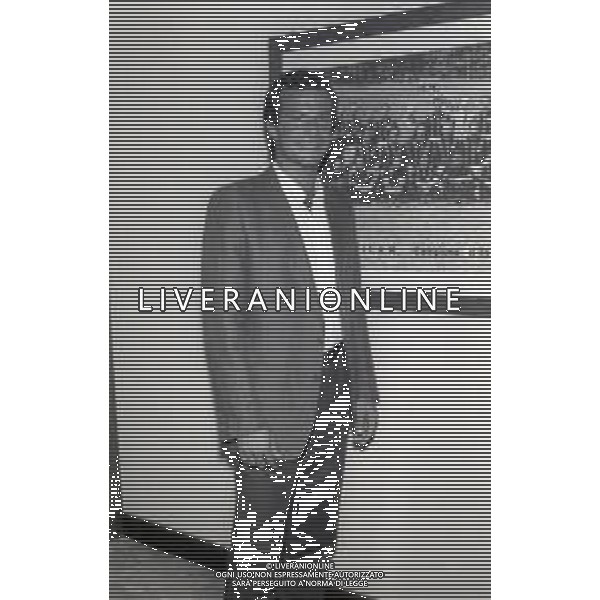 NEG-RETROSPETTIVA LUCIANO SPINOSI CALCIATORE NELLA FOTO LUCIANO SPINOSI NELLA SEDE DEL MILAN NELL\'ANNO 1983-1984 AG ALDO LIVERANI SAS  