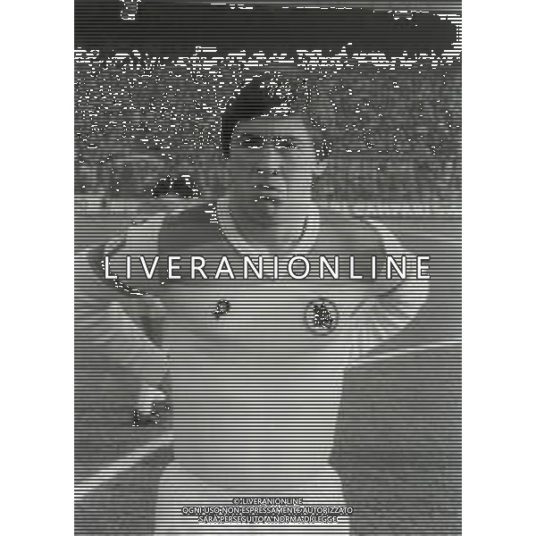 NEG-RETROSPETTIVA CARLO ANCELOTTI CALCIATORE NELLA FOTO CARLO ANCELOTTI CON LA MAGLIA DELLA ROMA NELL\'ANNO 1978-1979 AG ALDO LIVERANI SAS