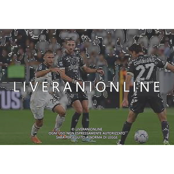Torino 26.09.2023 Allianz Stadium @Manuela Viganti/Ag. Aldo Liverani sas Juventus vs Lecce Campionato Calcio Serie A TIM 2023/2024 6a giornata Nella foto: adrien rabiot e alexis blin ©Viganti / AGENZIA ALDO LIVERANI SAS