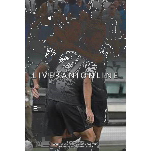 Torino 26.09.2023 Allianz Stadium @Manuela Viganti/Ag. Aldo Liverani sas Juventus vs Lecce Campionato Calcio Serie A TIM 2023/2024 6a giornata Nella foto: esultanza della juventus dopo il gol di arkadiusz milik ©Viganti / AGENZIA ALDO LIVERANI SAS