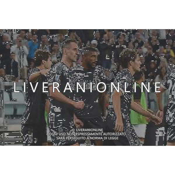 Torino 26.09.2023 Allianz Stadium @Manuela Viganti/Ag. Aldo Liverani sas Juventus vs Lecce Campionato Calcio Serie A TIM 2023/2024 6a giornata Nella foto: esultanza della juventus dopo il gol di arkadiusz milik ©Viganti / AGENZIA ALDO LIVERANI SAS
