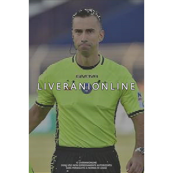 TVRG Lecco vs FeralpiSalo\' nella foto l\'arbitro Daniele Rutella di Enna Lecco 26-09-2023 Stadio Rigamonti Ceppi Campionato Serie BKT - 7a giornata foto Roberto Garavaglia/ag. Aldo Liverani sas