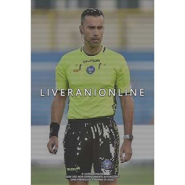 TVRG Lecco vs FeralpiSalo\' nella foto l\'arbitro Daniele Rutella di Enna Lecco 26-09-2023 Stadio Rigamonti Ceppi Campionato Serie BKT - 7a giornata foto Roberto Garavaglia/ag. Aldo Liverani sas