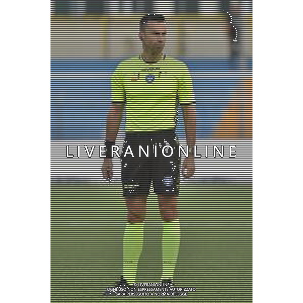 TVRG Lecco vs FeralpiSalo\' nella foto l\'arbitro Daniele Rutella di Enna Lecco 26-09-2023 Stadio Rigamonti Ceppi Campionato Serie BKT - 7a giornata foto Roberto Garavaglia/ag. Aldo Liverani sas