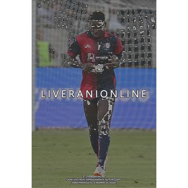 27-9-2023. Cagliari calcio-A.C. Milan. 6° giornata campionato calcio italiano Serie A 2023/2024, Stadio Unipol Domus Cagliari. Foto Salvatore Moi/Agenzia Aldo Liverani s.as. Nella foto: Gol ed esultanza del Cagliari in casa contro Milan,segna: Zito Luvumbo Cagliari ©MOI SALVATORE / AGENZIA ALDO LIVERANI SAS