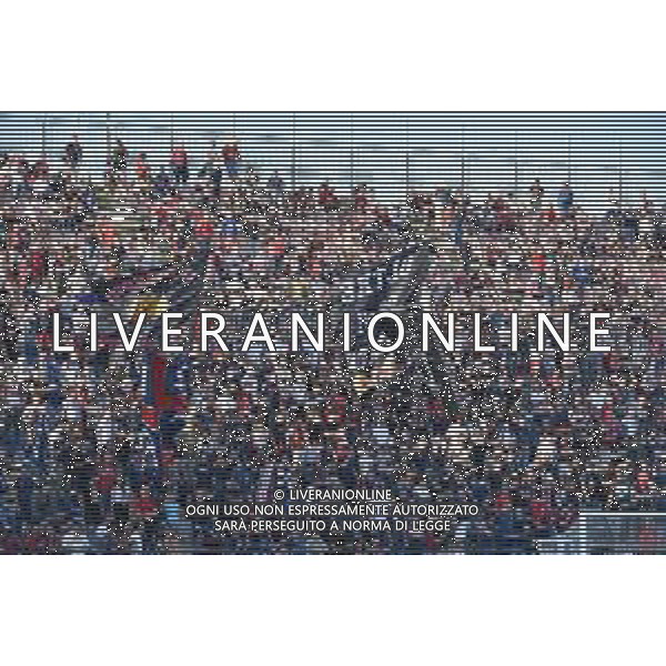 27-9-2023. Cagliari calcio-A.C. Milan. 6° giornata campionato calcio italiano Serie A 2023/2024, Stadio Unipol Domus Cagliari. Foto Salvatore Moi/Agenzia Aldo Liverani s.a.s. Nella foto: Sconvolts, tifosi del Cagliari in casa, nella curva nord dello stadio Unipol Domus di Cagliari ©MOI SALVATORE / AGENZIA ALDO LIVERANI SAS