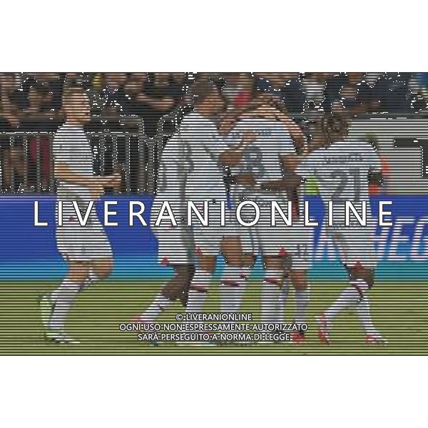 27-9-2023. Cagliari calcio-A.C. Milan. 6° giornata campionato calcio italiano Serie A 2023/2024, Stadio Unipol Domus Cagliari. Foto Salvatore Moi/Agenzia Aldo Liverani s.a.s. Nella foto: Gol ed esultanza Milan in trasferta contro il Cagliari, nello stadio Unipol Domus di Cagliari. Segna: Fikayo Tomori Milan ©MOI SALVATORE / AGENZIA ALDO LIVERANI SAS