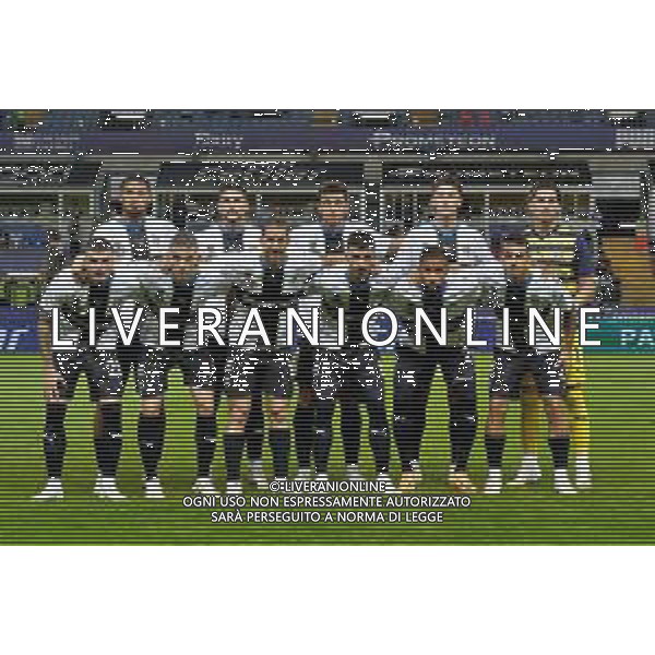 Parma Calcio team line up during the Italian Serie B match Parma Calcio vs SSC Bari on September 27, 2023 at the Ennio Tardini stadium in Parma, Italy. Photo by Emmanuele Mastrodonato/ag. Aldo Liverani sas
