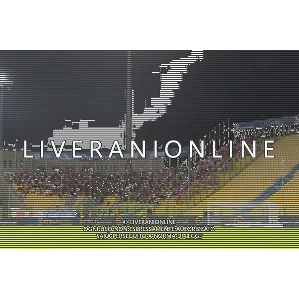 Supporters of SSC Bari during the Italian Serie B match Parma Calcio vs SSC Bari on September 27, 2023 at the Ennio Tardini stadium in Parma, Italy. Photo by Emmanuele Mastrodonato/ag. Aldo Liverani sas