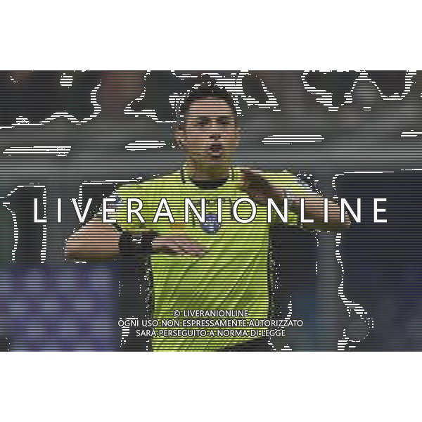 Inter vs Sassuolo nella foto l\'arbitro Luca Massimi di Termoli (CB) Milano 27-09-2023 Stadio Giuseppe Meazza - San Siro Campionato Serie A TIM - 6a giornata foto Roberto Garavaglia/ag. Aldo Liverani sas