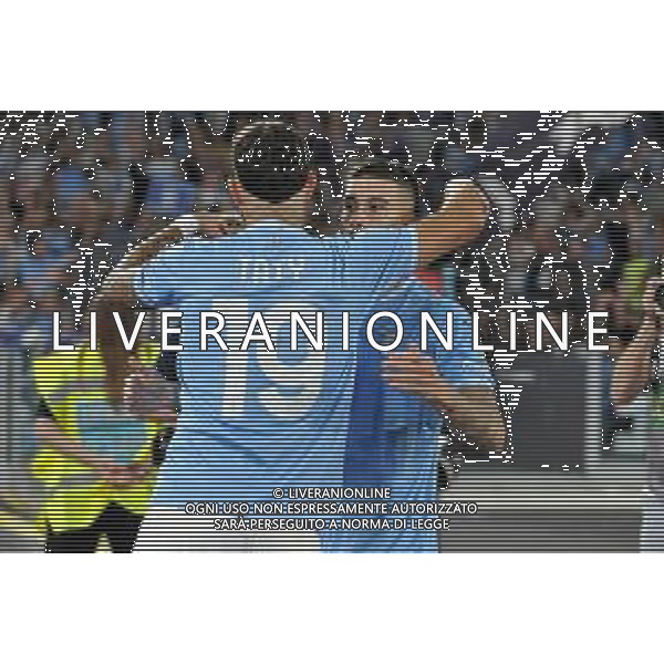 Lazio vs Torino - Campionato Serie A TIM - 6 giornata - Stadio Olimpico - Roma 27-09-2023 nella foto Esultanza Zaccagni e Castellanos ©Federico Gaetano / AGENZIA ALDO LIVERANI SAS