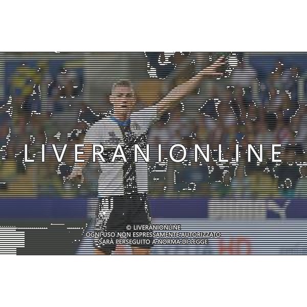 Nahuel Estévez (Parma Calcio) during the Italian Serie B match Parma Calcio vs SSC Bari on September 27, 2023 at the Ennio Tardini stadium in Parma, Italy. Photo by Emmanuele Mastrodonato/ag. Aldo Liverani sas