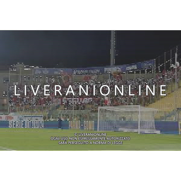 Supporters of SSC Bari during the Italian Serie B match Parma Calcio vs SSC Bari on September 27, 2023 at the Ennio Tardini stadium in Parma, Italy. Photo by Emmanuele Mastrodonato/ag. Aldo Liverani sas