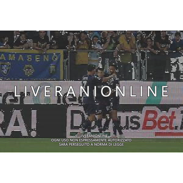 Frosinone vs Fiorentina - Campionato Serie A TIM - 6 giornata - Stadio B.Stirpe - Frosinone 28-09-2023 nella foto Esultanza Fiorentina dopo Gol Nico Gonzalez ©Federico Gaetano/AGENZIA ALDO LIVERANI SAS