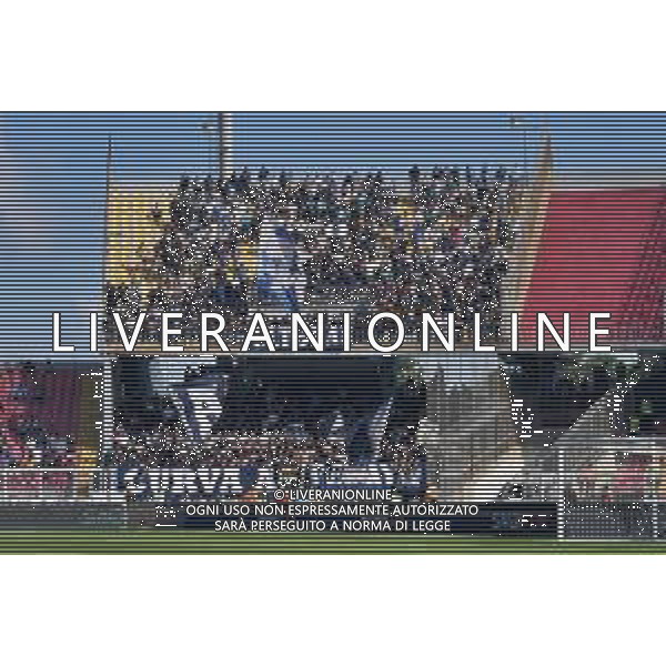 Supporters of SSC Napoli during the Italian soccer Serie A match US Lecce vs SSC Napoli on September 30, 2023 at Via del Mare Stadium in Lecce, Italy. Photo by Emmanuele Mastrodonato/ag. Aldo Liverani sas/AGENZIA ALDO LIVERANI SAS