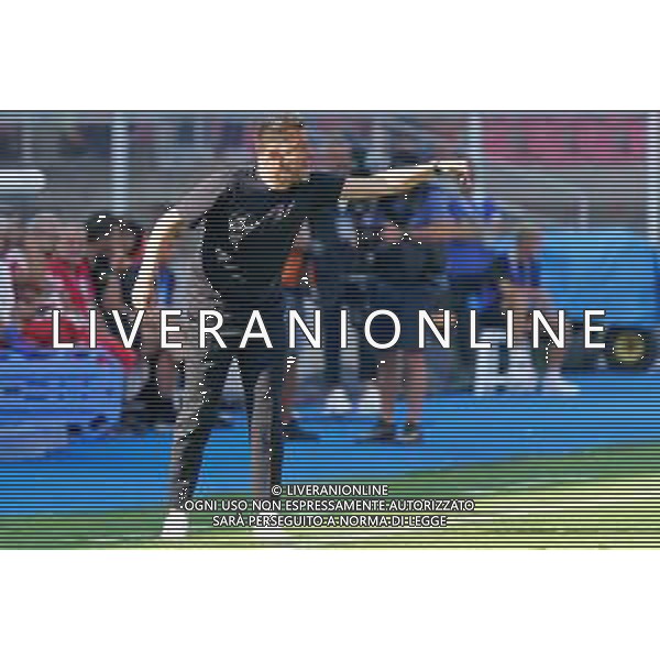 coach Roberto D’Aversa (US Lecce) during the Italian soccer Serie A match US Lecce vs SSC Napoli on September 30, 2023 at Via del Mare Stadium in Lecce, Italy. Photo by Emmanuele Mastrodonato/ag. Aldo Liverani sas/AGENZIA ALDO LIVERANI SAS