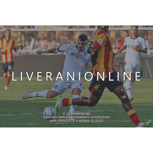 Gianluca Gaetano (SSC Napoli) scores a goal of 0-3 during the Italian soccer Serie A match US Lecce vs SSC Napoli on September 30, 2023 at Via del Mare Stadium in Lecce, Italy. Photo by Emmanuele Mastrodonato/ag. Aldo Liverani sas/AGENZIA ALDO LIVERANI SAS