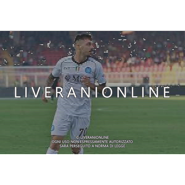Gianluca Gaetano (SSC Napoli) celebrates after scoring a goal during the Italian soccer Serie A match US Lecce vs SSC Napoli on September 30, 2023 at Via del Mare Stadium in Lecce, Italy. Photo by Emmanuele Mastrodonato/ag. Aldo Liverani sas/AGENZIA ALDO LIVERANI SAS