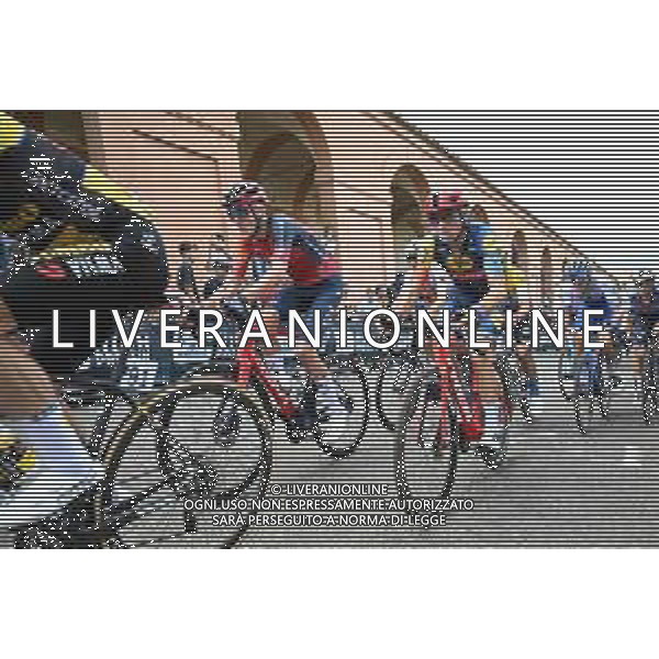 30-09-2023 Giro Dell\'emilia; 2023, Ineos Grenadiers; 2023, Lidl - Trek; Sivakov, Pavel; Ciccone, Giulio; Bologna - San Luca; FOTO STEFANO SIROTTI-AG ALDO LIVERANI SAS