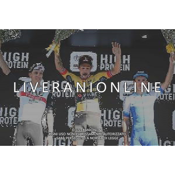 30-09-2023 Giro Dell\'emilia; 2023, Jumbo - Visma; 2023, Uae Emirates; 2023, Jayco - Alula; Roglic, Primoz; Pogacar, Tadej; Yates, Simon; Bologna - San Luca; FOTO STEFANO SIROTTI-AG ALDO LIVERANI SAS