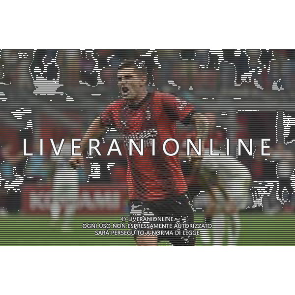Milan vs Lazio nella foto Christian Mate Pulisic (Milan) esulta dopo il gol dell\'1 a 0 Milano 30-09-2023 Stadio Giuseppe Meazza - San Siro Campionato Serie A TIM - 7a giornata foto Roberto Garavaglia/ag. Aldo Liverani sas/AGENZIA ALDO LIVERANI SAS