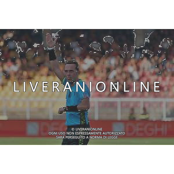 the Referee Luca Pairetto of Torino during the Italian soccer Serie A match US Lecce vs SSC Napoli on September 30, 2023 at Via del Mare Stadium in Lecce, Italy. Photo by Emmanuele Mastrodonato/ag. Aldo Liverani sas/AGENZIA ALDO LIVERANI SAS
