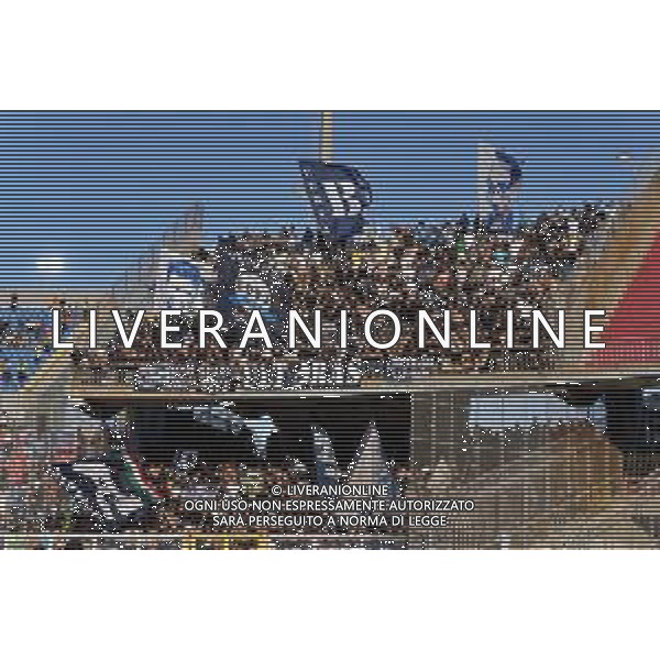 Supporters of SSC Napoli during the Italian soccer Serie A match US Lecce vs SSC Napoli on September 30, 2023 at Via del Mare Stadium in Lecce, Italy. Photo by Emmanuele Mastrodonato/ag. Aldo Liverani sas/AGENZIA ALDO LIVERANI SAS