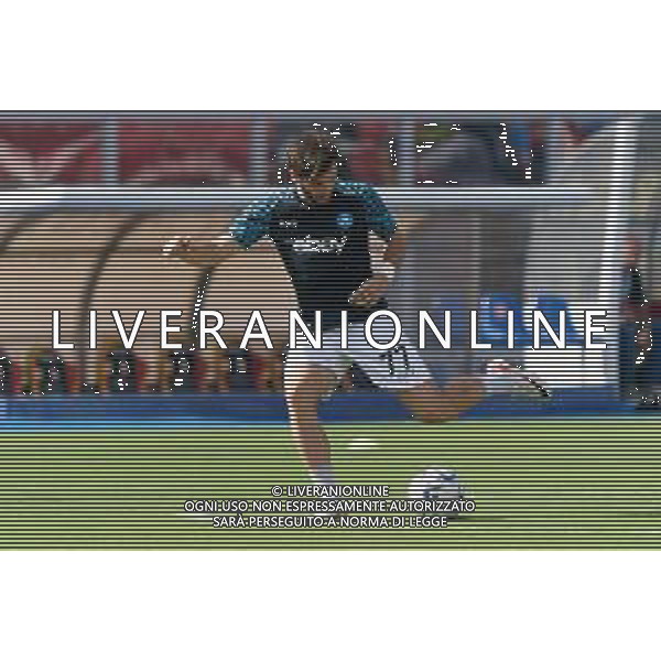 Khvicha Kvaratskhelia (SSC Napoli) warm up during the Italian soccer Serie A match US Lecce vs SSC Napoli on September 30, 2023 at Via del Mare Stadium in Lecce, Italy. Photo by Emmanuele Mastrodonato/ag. Aldo Liverani sas/AGENZIA ALDO LIVERANI SAS