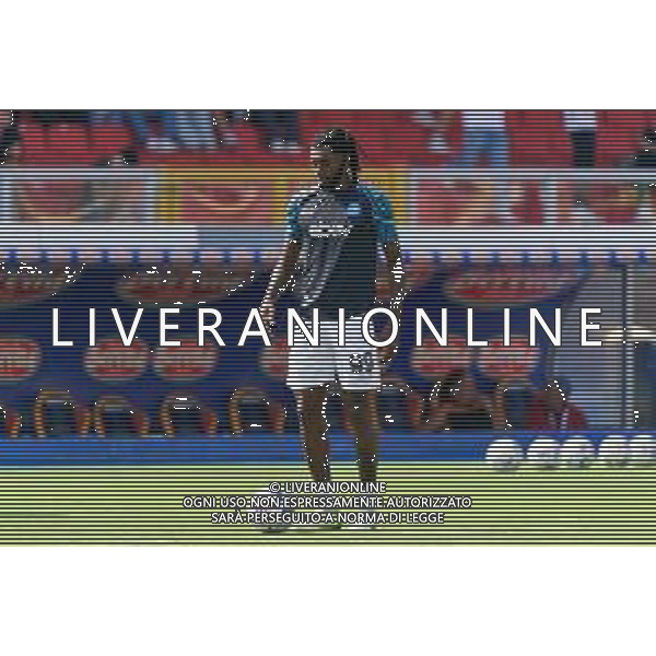 Frank Anguissa (SSC Napoli) warm up during the Italian soccer Serie A match US Lecce vs SSC Napoli on September 30, 2023 at Via del Mare Stadium in Lecce, Italy. Photo by Emmanuele Mastrodonato/ag. Aldo Liverani sas/AGENZIA ALDO LIVERANI SAS