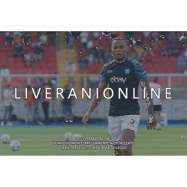 Bernardo Natan (SSC Napoli) warm up during the Italian soccer Serie A match US Lecce vs SSC Napoli on September 30, 2023 at Via del Mare Stadium in Lecce, Italy. Photo by Emmanuele Mastrodonato/ag. Aldo Liverani sas/AGENZIA ALDO LIVERANI SAS