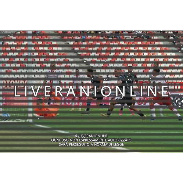 Alessandro Bellemo (Como 1907) scores a goal of 1-1 during the Italian Serie B match SSC Bari vs Como 1907 on October 01,, 2023 at the San Nicola stadium in Bari, Italy. Photo by Emmanuele Mastrodonato/ag. Aldo Liverani sas