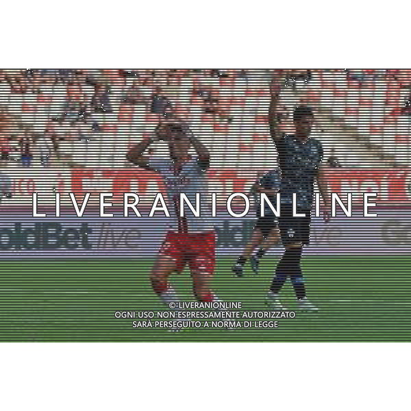 Marco Nasti (SSC Bari) disappointment during the Italian Serie B match SSC Bari vs Como 1907 on October 01,, 2023 at the San Nicola stadium in Bari, Italy. Photo by Emmanuele Mastrodonato/ag. Aldo Liverani sas