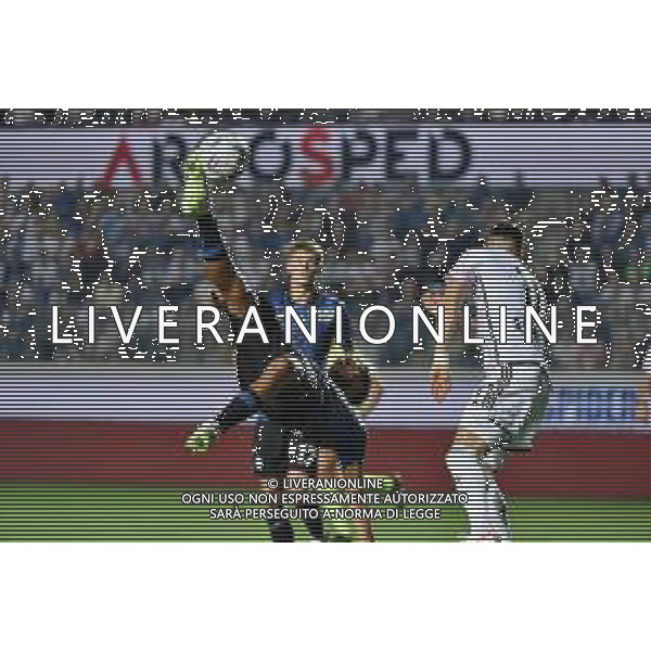 Atalanta vs Juventus nella foto Ederson Jose\' dos Santos (Atalanta) prova il gol in rovesciata Bergamo 01-10-2023 Gewiss Stadium - Stadio Atleti Azzurri d\'Italia Campionato Serie A TIM - 7a giornata foto Roberto Garavaglia/ag. Aldo Liverani sas