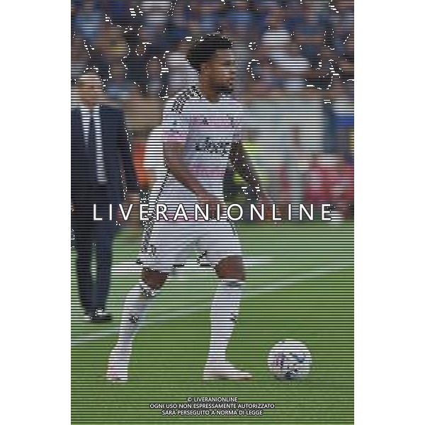 Atalanta vs Juventus nella foto Weston McKennie (Juventus) Bergamo 01-10-2023 Gewiss Stadium - Stadio Atleti Azzurri d\'Italia Campionato Serie A TIM - 7a giornata foto Roberto Garavaglia/ag. Aldo Liverani sas