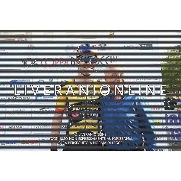 02-10-2023 Coppa Bernocchi; 2023, Jumbo - Visma; Van Aert, Wout; Saronni, Giuseppe; Parabiago; ©SIROTTI/AGENZIA ALDO LIVERANI SAS