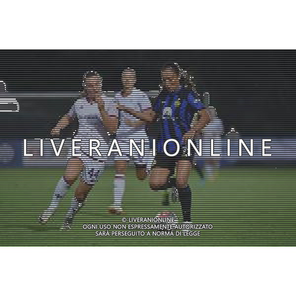 TVRG Inter vs Fiorentina nella foto Emma Skou Faerge (Fiorentina) e Haley Bugeja (Inter) Sesto San Giovanni (MI) 02-10-2023 Stadio Ernesto Breda Serie A femminile eBay - 2a giornata foto Roberto Garavaglia/ag. Aldo Liverani sas