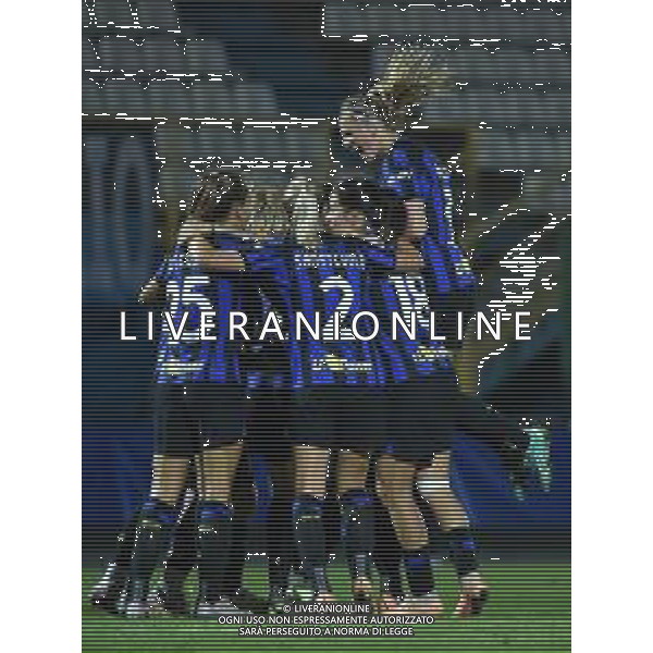 TVRG Inter vs Fiorentina nella foto esultanza Inter dopo il gol dell\'1 a 1 Sesto San Giovanni (MI) 02-10-2023 Stadio Ernesto Breda Serie A femminile eBay - 2a giornata foto Roberto Garavaglia/ag. Aldo Liverani sas