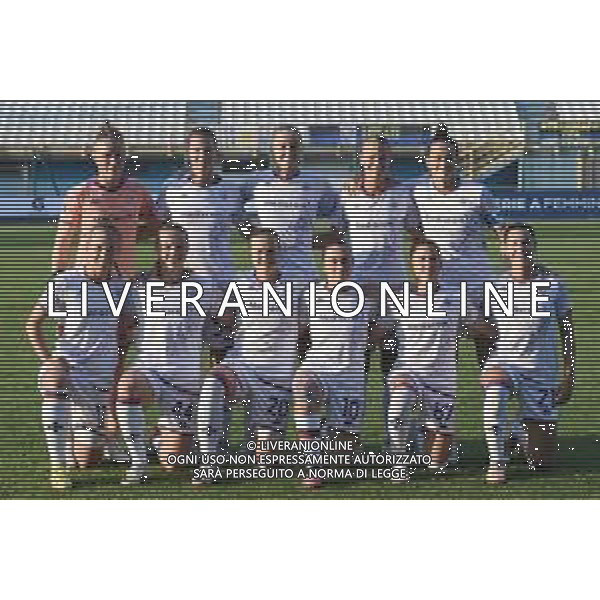 TVRG Inter vs Fiorentina nella foto formazione Fiorenntina, in piedi da SX Katja Schroffenegger, Laura Sylvie Agard, Kaja Erzen, Stephanie Breitner e Alice Tortelli; in basso da SX Zsanett Kajan, Emma Skou Faerge, Milica Mijatovic, Michela Catena, Veronica Boquete e Emma Severini Sesto San Giovanni (MI) 02-10-2023 Stadio Ernesto Breda Serie A femminile eBay - 2a giornata foto Roberto Garavaglia/ag. Aldo Liverani sas/AGENZIA ALDO LIVERANI SAS