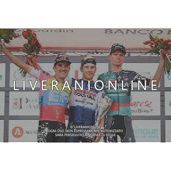 03-10-2023 Tre Valli Varesine; 2023, Soudal - Quickstep; 2023, Ef Education - Easypost; 2023, Bora - Hansgrohe; Van Wilder, Ilan; Carapaz Antonio, Richard Antonio; Vlasov, Aleksandr; Varese; ©SIROTTI/AGENZIA ALDO LIVERANI SAS