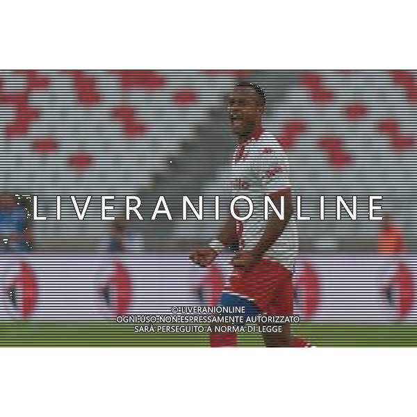 Davide Diaw (SSC Bari) celebrates after scoring a goal during the Italian Serie B match SSC Bari vs Como 1907 on October 01,, 2023 at the San Nicola stadium in Bari, Italy. Photo by Emmanuele Mastrodonato/ag. Aldo Liverani sas