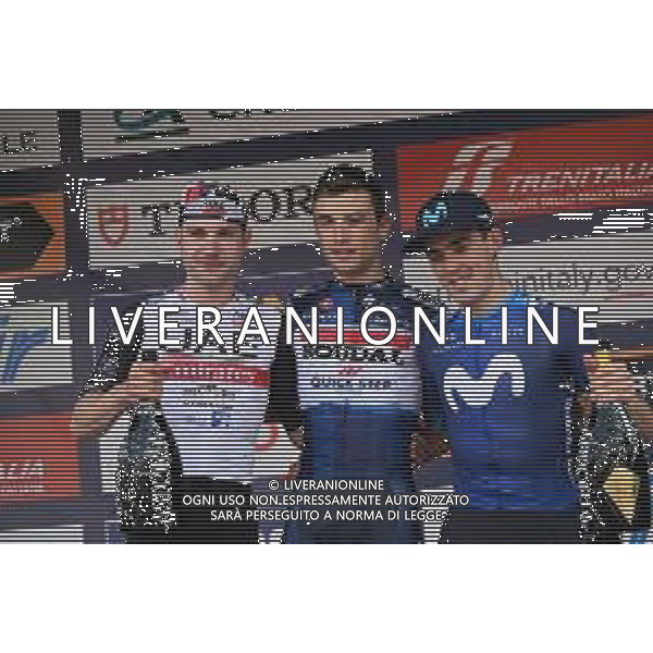 05-10-2023 Giro Del Piemonte; 2023, Soudal - Quickstep; 2023, Uae Emirates; 2023, Movistar; Bagioli, Andrea; Hirschi, Marc; Aranburu Deva, Alexander; Favria; FOTO STEFANO SIROTTI-AG ALDO LIVERANI SAS