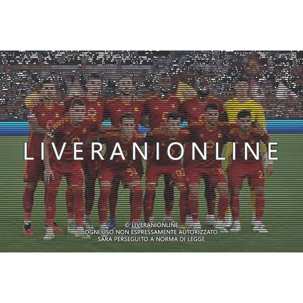 Roma vs Servette - Europa League - 2 giornata - Stadio Olimpico - Roma 05-10-2023 nella foto La formazione della Roma ©Federico Gaetano / AGENZIA ALDO LIVERANI SAS