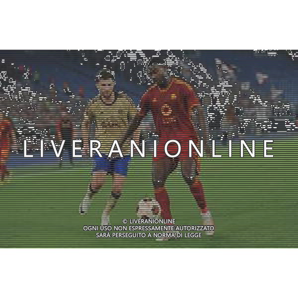 Roma vs Servette - Europa League - 2 giornata - Stadio Olimpico - Roma 05-10-2023 nella foto Antunes e Ndicka ©Federico Gaetano / AGENZIA ALDO LIVERANI SAS