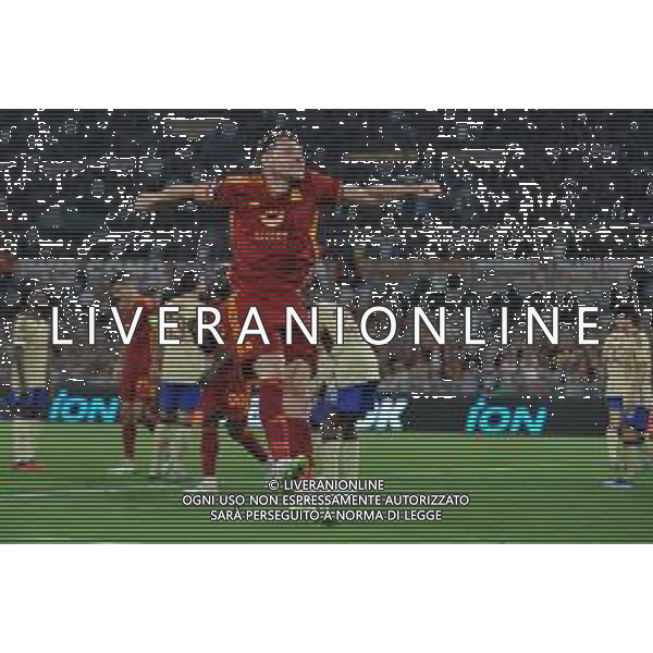 Roma vs Servette - Europa League - 2 giornata - Stadio Olimpico - Roma 05-10-2023 nella foto Esultanza Belotti ©Federico Gaetano / AGENZIA ALDO LIVERANI SAS