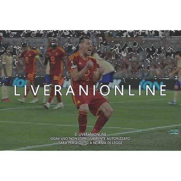 Roma vs Servette - Europa League - 2 giornata - Stadio Olimpico - Roma 05-10-2023 nella foto Esultanza Belotti ©Federico Gaetano / AGENZIA ALDO LIVERANI SAS