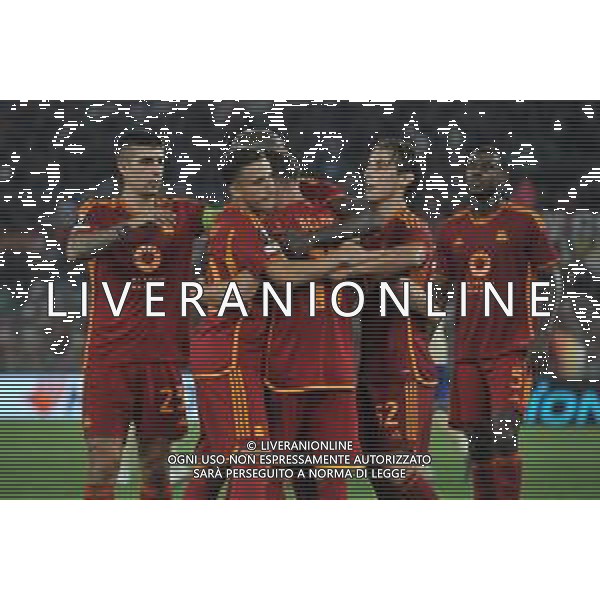 Roma vs Servette - Europa League - 2 giornata - Stadio Olimpico - Roma 05-10-2023 nella foto Esultanza Roma ©Federico Gaetano / AGENZIA ALDO LIVERANI SAS