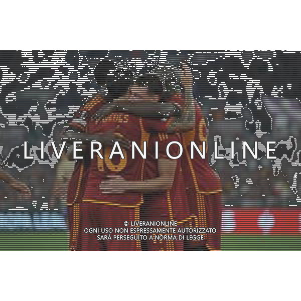 Roma vs Servette - Europa League - 2 giornata - Stadio Olimpico - Roma 05-10-2023 nella foto Esultanza Roma ©Federico Gaetano / AGENZIA ALDO LIVERANI SAS